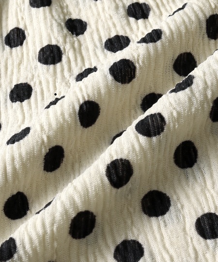 【OUTLET】IL-0296-01-S_ﾄﾞｯﾄﾞ柄_WHITE_3080円→1540円