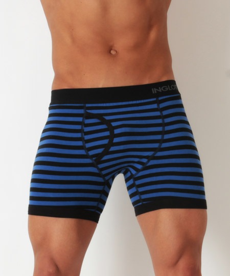 【OUTLET】IL-0181-47_LONG BORDER BOXER_BLUE_2640円→1540円