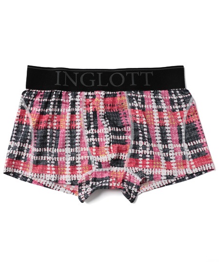 【OUTLET】IL-0334-63_チェックボクサー_PINK_3080円→1540円