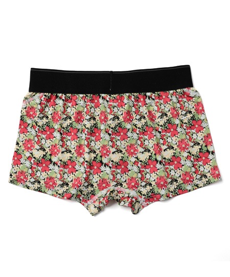 【OUTLET】IL-0336-80_小花柄ﾎﾞｸｻｰ_BLACK_3080円→1540円