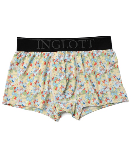 【OUTLET】IL-0336-83_小花柄ボクサー_GRAY_ 3080円→1540円