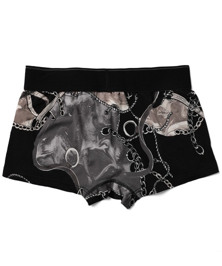 IL-0337-80_チェーン柄BOXER_BLACK