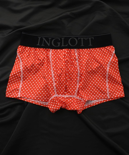 【OUTLET】IL-0343-25_ﾄﾞｯﾄBOXER_ORANGE_3080円→1540円