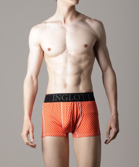 【OUTLET】IL-0343-25_ﾄﾞｯﾄBOXER_ORANGE_3080円→1540円