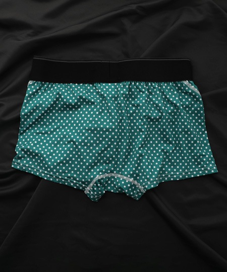 【OUTLET】IL-0343-39_ﾄﾞｯﾄBOXER_GREEN_3080円→1540円