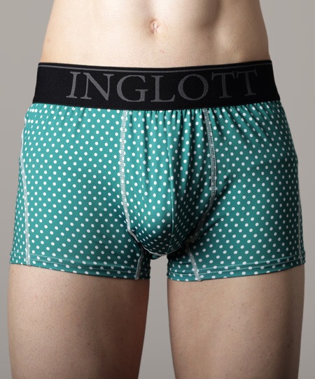 【OUTLET】IL-0343-39_ﾄﾞｯﾄBOXER_GREEN_3080円→1540円