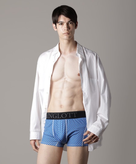 【OUTLET】IL-0343-40_ドットBOXER_BLUE_3080円→1540円