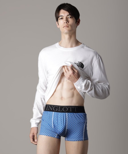 【OUTLET】IL-0343-40_ドットBOXER_BLUE_3080円→1540円