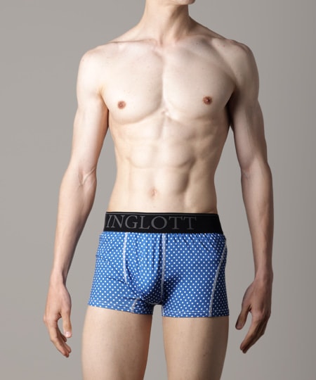 【OUTLET】IL-0343-40_ドットBOXER_BLUE_3080円→1540円