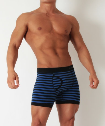 【OUTLET】IL-0181-47_LONG BORDER BOXER_BLUE_2640円→1540円