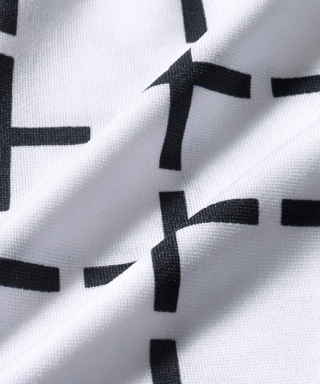 【OUTLETIL-0279-01-S_ﾓﾉｸﾛ十字柄_WHITE_3080円→1540円