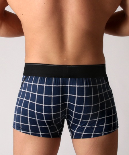 【OUTLET】IL-0280-49-S_ﾓﾉｸﾛ斜めﾁｪｯｸ柄_NAVY_3080円→1540円 【Sサイズ】