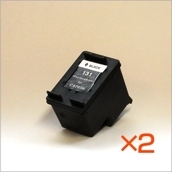 HP131 2個セット 黒 ブラック 互換インク HP(ヒューレットパッカード)プリンター用 【永久保証】-森のくまのインク屋さん