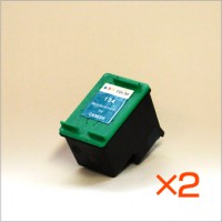 HP134 2個セット カラー 互換インク HP（ヒューレットパッカード）プリンター用 【永久保証】|ＨＰ ヒューレット・パッカード|互換インク