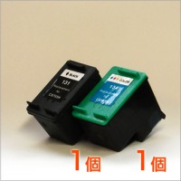 HP131 HP134 1個1個セット 黒・カラー 互換インク HP（ヒューレットパッカード）プリンター用 【永久保証】|ＨＰ ヒューレット・パッカード|互換インク
