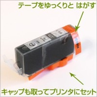 BCI-321GY 2個 互換インク CANON（キヤノン）プリンター用 グレー【永久保証】 |キヤノン|互換インク