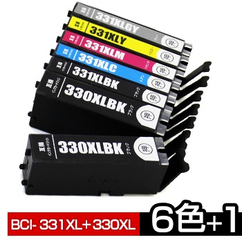 ��ɸ���� ��1.5�ܤ������̡�BCI-331+330/6mp 6�����å�+��1 BCI-331 BCI-331xl �ߴ����� BCI-331XL+330XL/6MP��BCI-331+330/6MP �����̥����� �ʵ��ݾ� ����̵�� �ߴ� ������ ���󥯥����ȥ�å� ����Υ�۹� �֥�å�BCI-331xl+330xl/6mp BCI-331+330/6mp