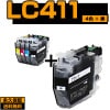LC411-4PK LC411�ڱʵ��ݾ�/����̵����4�����å�+��1 LC411BK �ߴ����� LC411-4PK