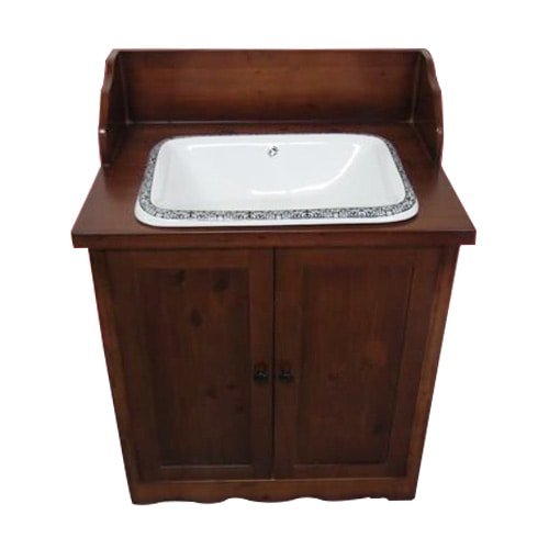 洗面ボウルの柄が選べる洗面化粧台（洗面台・化粧台・木製