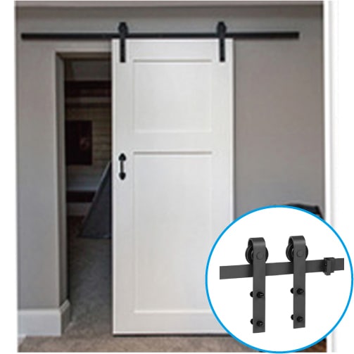 室内ドア用トラックレール 納屋扉 片引き戸 吊具 アイアン おしゃれ 10mm Ink h 12ドア 建具関係 12 13トラックレール 洗面ボウルの取り扱い数日本一のインクコーポレーション