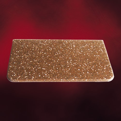 人造大理石板 （洗面台・棚板・石目調）茶色系 W400×D255×T12 INK