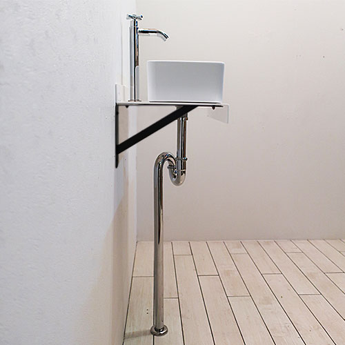 アクリル洗面台セット おしゃれ お得 壁付け 日本製 ホワイト