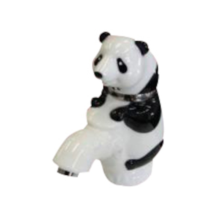 かわいいパンダの水栓金具 ｜ 混合 蛇口 洗面台用 ｜ 品番INK-9130W
