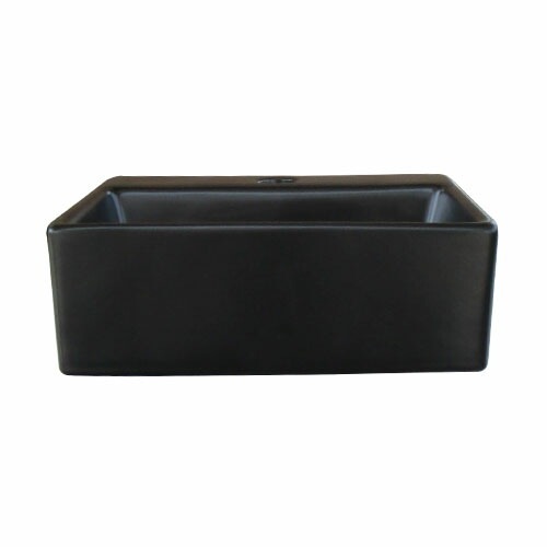 洗面ボウル 陶器 おしゃれ マットブラック 置き型(オンカウンターシンク)オーバーフロー無し W335×D290×H115 品番INK