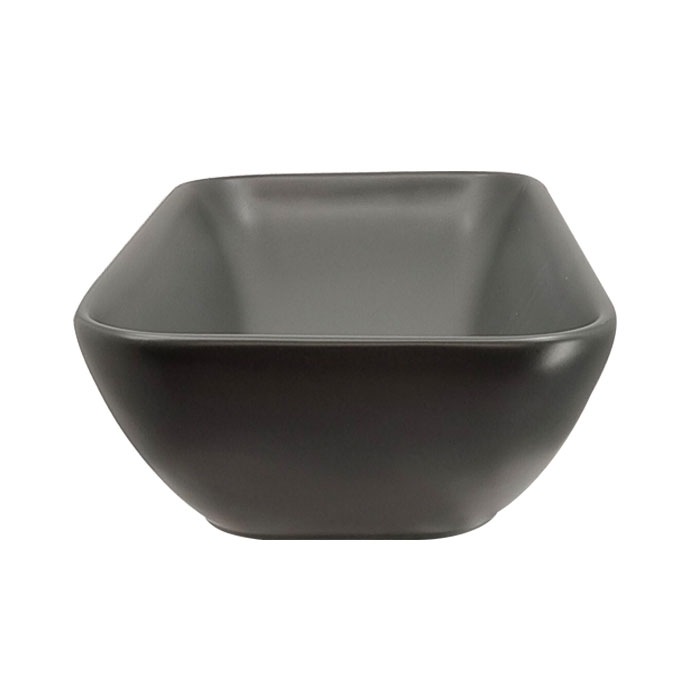 洗面ボウル 陶器 小さい 置き型(オンカウンターシンク) 灰 グレー