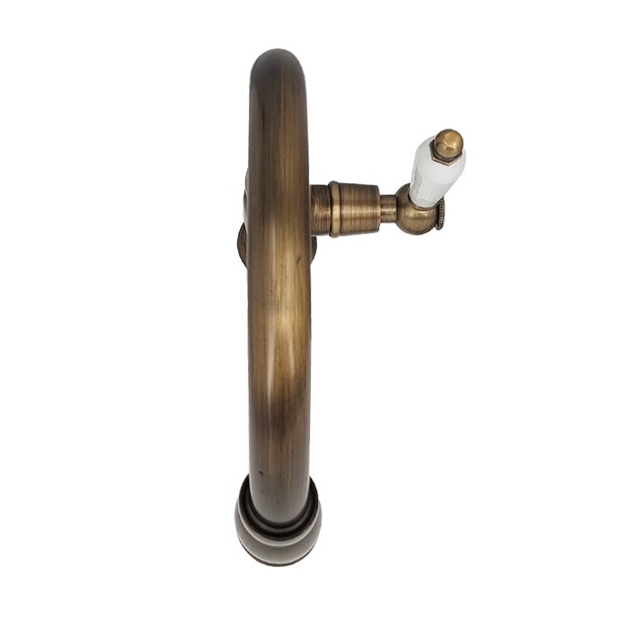 品番INK-0302046HT ｜ 陶器レバーハンドル単水栓(古銅) | 洗面水栓,単