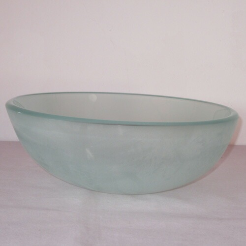 ガラス製　洗面ボウル❗在庫確認してください 洗面ボウル カラーガラス-06 B154｜おしゃれな洗面ボウル(洗面器