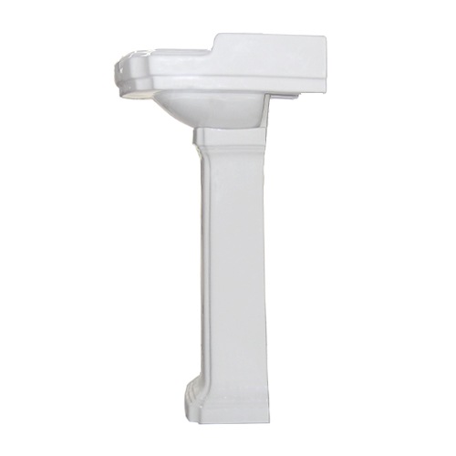 4点セット ペデスタルシンク+自動水栓+排水栓+Sトラップ(床排水) 陶器 手洗い器 蛇口 カラン 銀 シルバー かわいい おしゃれ リフォーム DIY 洗面台 4点セット ペデスタルシンク+混合水栓+排水栓+排水トラップ