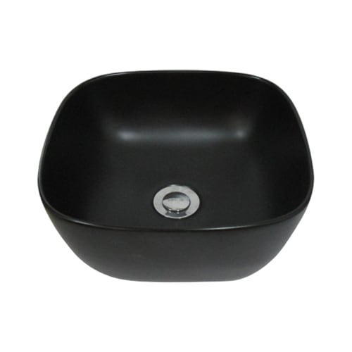 洗面ボウル おしゃれ 陶器 四角 スクエア マットブラック 小さい