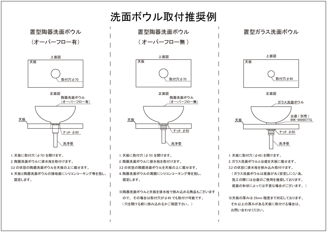 4点セット 洗面ボウル+単水栓+排水栓+排水トラップ 陶器 コーヒー