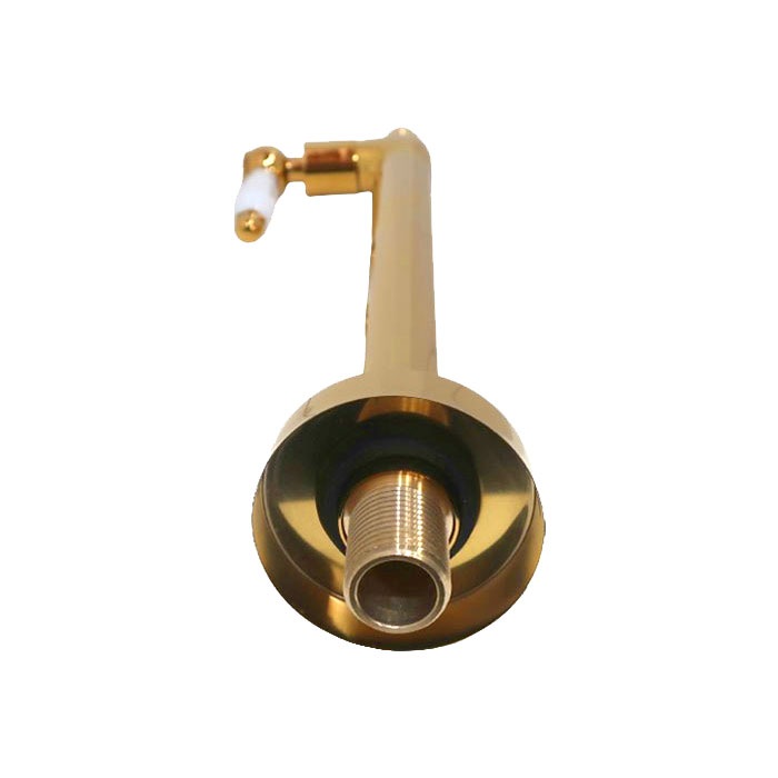 ストレート止水栓 床給水用 接続径 G1/2 陶器レバーハンドル 水道 洗面