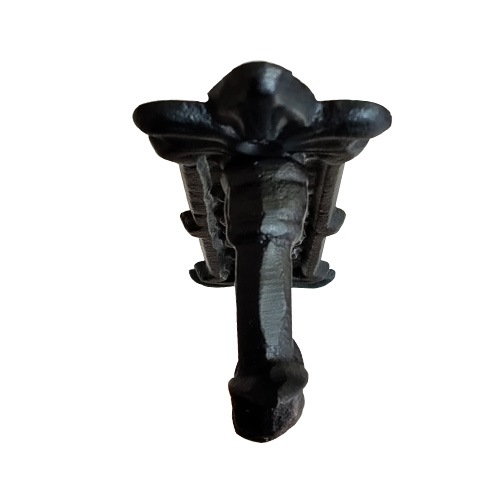 ドアハンドル 取っ手 アイアン おしゃれ アンティーク風 黒 ブラック