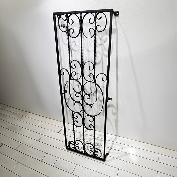 面格子 窓格子 アイアン ロートアイアン プロヴァンス風 アンティーク