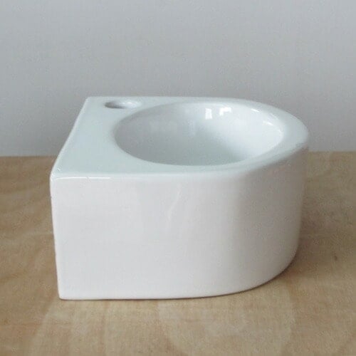 小さい陶器洗面ボウル（コンパクト・手洗い鉢・洗面ボール・洗面台