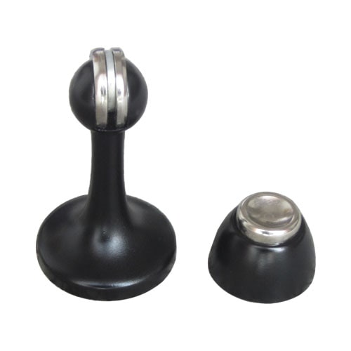 ドアストッパー 戸当り 室内 磁石 マグネット 若干キズあり 黒