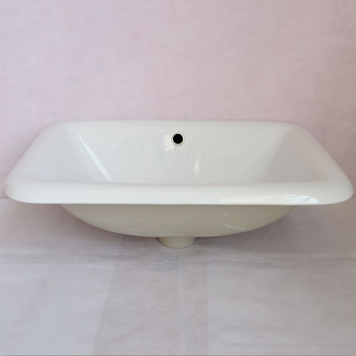 4点セット 洗面ボウル+混合水栓+排水栓+排水トラップ 陶器 手洗い器
