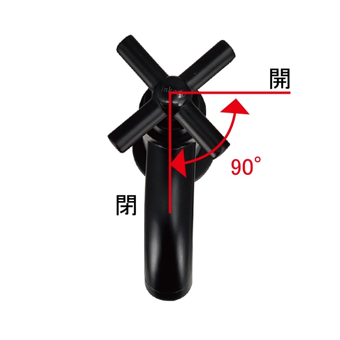 蛇口 単水栓 カラン クロスハンドル 手洗器 洗面 省スペース おしゃれ