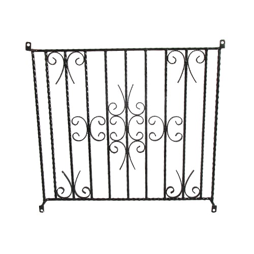 面格子 窓格子 アイアン ロートアイアン プロヴァンス風 アンティーク