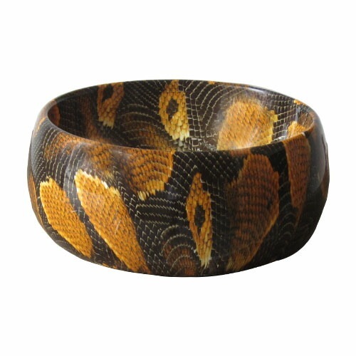 洗面ボウル おしゃれ ヘビ柄 インパクト 丸 手洗い鉢 置き型