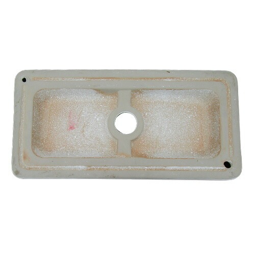 洗面ボウル 小さい 四角 陶器 置き型 オーバーフロー無し W460×D230