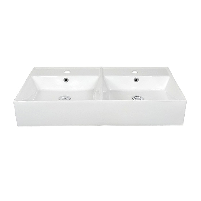 2ボウル洗面 ダブルボウル 2連洗面ボウル 排水栓 セット おしゃれ