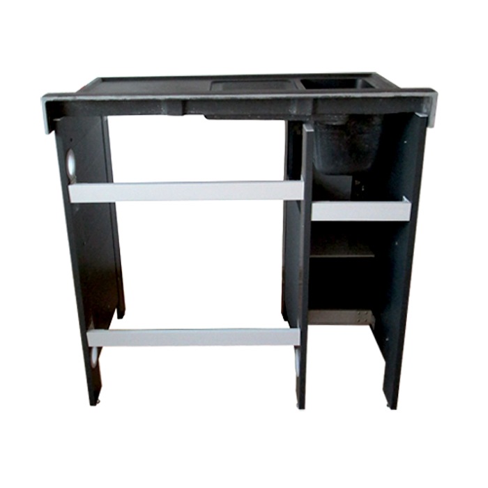 受注生産品】ドラム式洗面台 左水槽 コンパクト おしゃれ 洗濯機収納