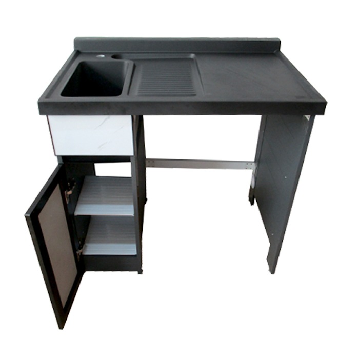 受注生産品】ドラム式洗面台 左水槽 コンパクト おしゃれ 洗濯機収納