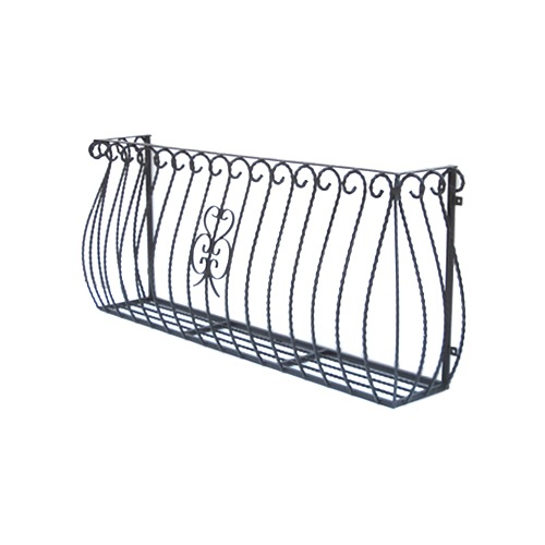 フラワーボックス 花台　ロートアイアン 幅197cm 新品未開封 フラワーボックス 花台 ロートアイアン プロヴァンス風 アンティーク風