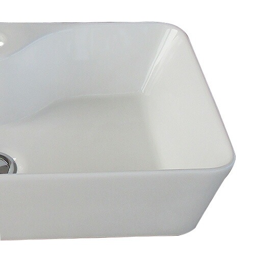 洗面ボウル 陶器 四角 おしゃれ DIY リフォーム 置き型(オンカウンター