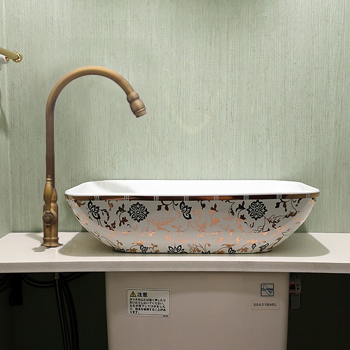 DIYグッズ、洗面台 トイレタンク DIY 洗面ボウル 洗面器 水栓 蛇口 PVC 天板 洗面台セット